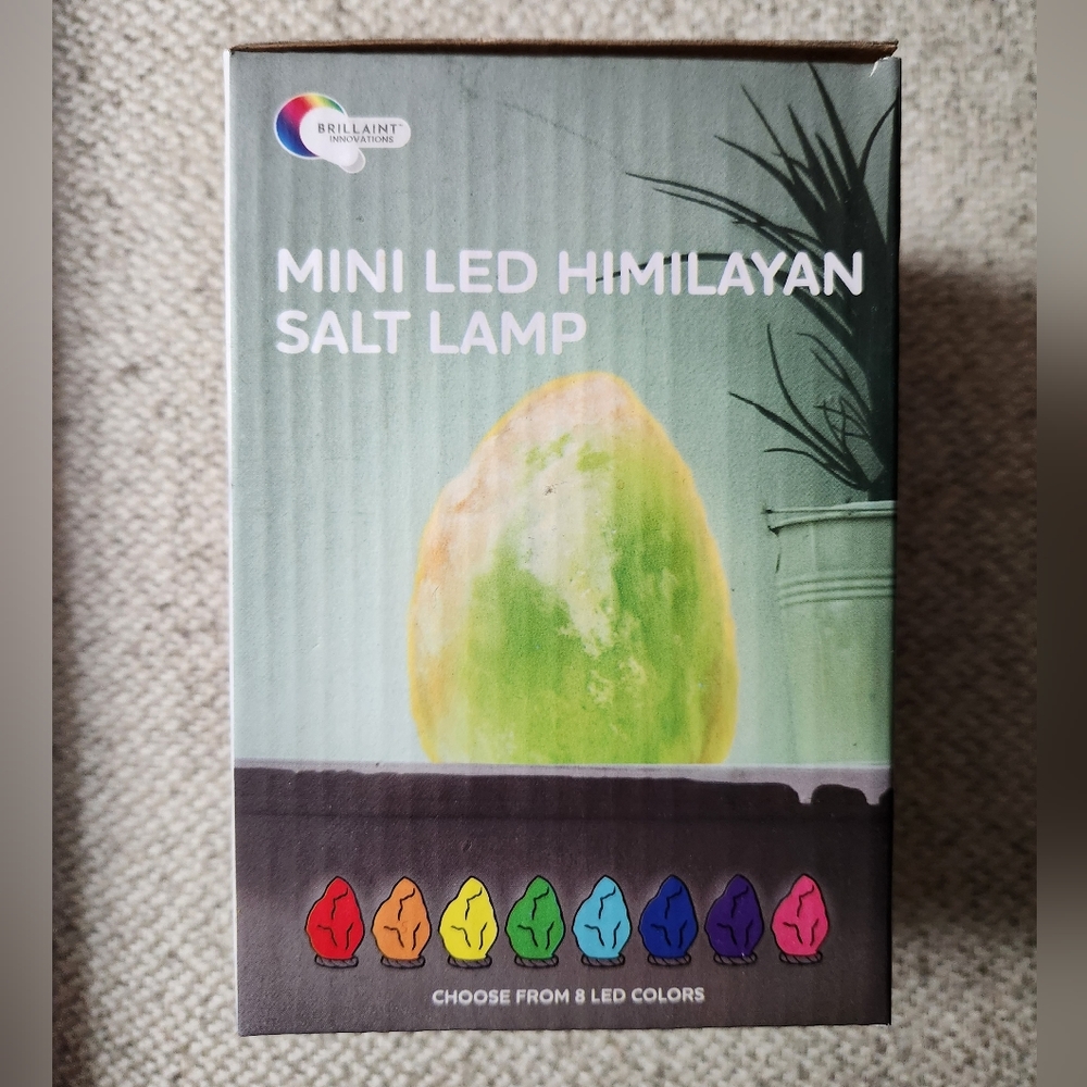 - Mini LED Himilayan salt lamp